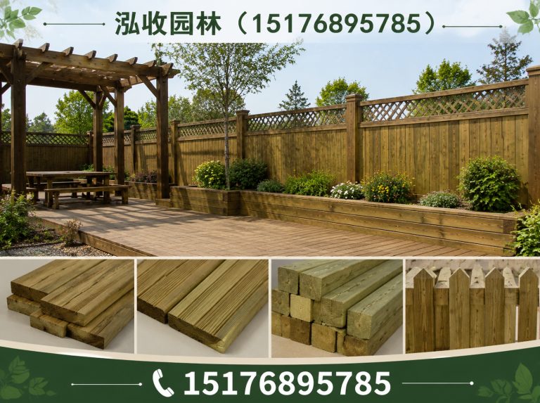 阿里防腐木展示图